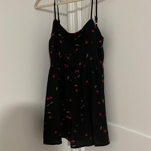 Cherry print mini dress